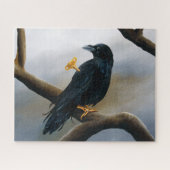 Steampunk Black Raven Puzzle (Horizontal)