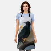 Steampunk Black Raven Schürze (Getragen)