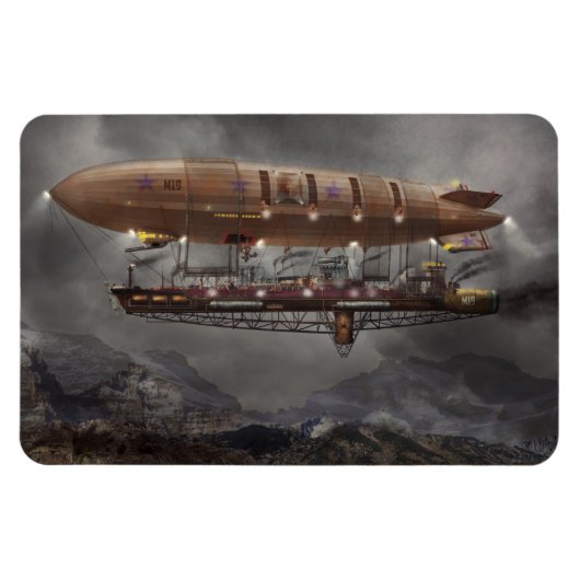 Steampunk - Blimp - Luftschiff Maximus Magnet (Horizontal)