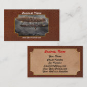 Steampunk - Blimp - Luftschiff Maximus Visitenkarte (Vorne/Hinten)