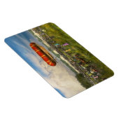 Steampunk - Blimp - Start von Nulli Secundus II Magnet (Rechte Seite)