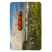 Steampunk - Blimp - Start von Nulli Secundus II Magnet (Vertikal)