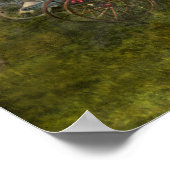 Steampunk - Blimp - Start von Nulli Secundus II Poster (Ecke)