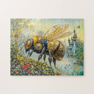 Steampunk-Blütenbiene Puzzle