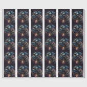 Steampunk Boxer Dog Geschenkpapier (Flach)