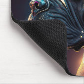 Steampunk Boxer Dog Mousepad (Ecke)
