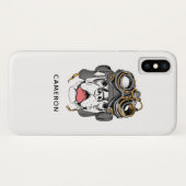 Steampunk Boxer| Name hinzufügen Case-Mate iPhone Hülle (Rückseite (Horizontal))