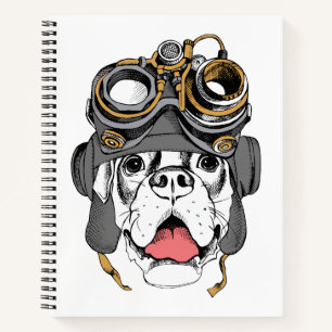 Steampunk Boxer Notizblock