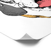 Steampunk Boxer Poster (Ecke)