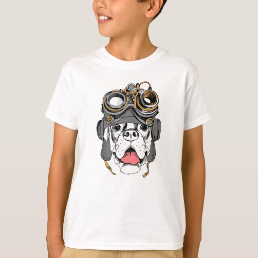 Steampunk Boxer T-Shirt (Vorderseite)