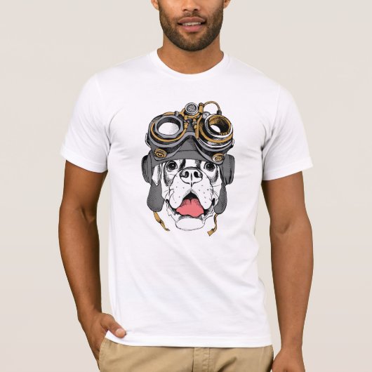 Steampunk Boxer T-Shirt (Vorderseite)