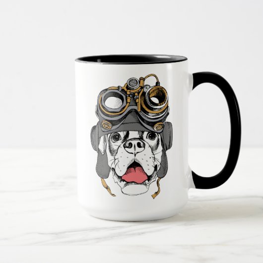 Steampunk Boxer Tasse (Rechts)