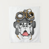 Steampunk Boxer Wandteppich (Vorderseite)