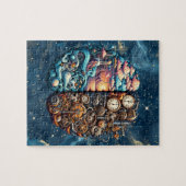 Steampunk Brainstorming Puzzle (Horizontal)