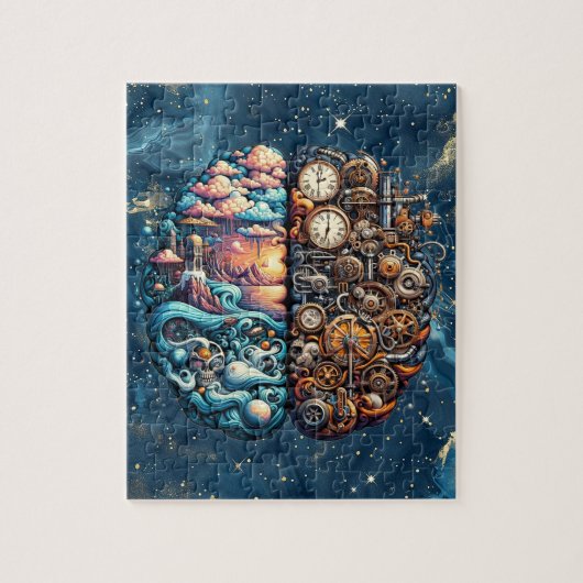 Steampunk Brainstorming Puzzle (Vertikal)