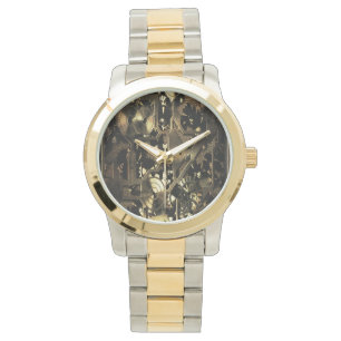 Steampunk Brass Gears Armbanduhr