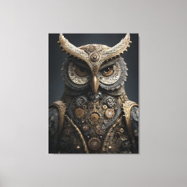 Steampunk Brass Sentinel Leinwanddruck