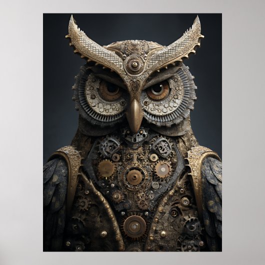 Steampunk Brass Sentinel Poster (Vorne)