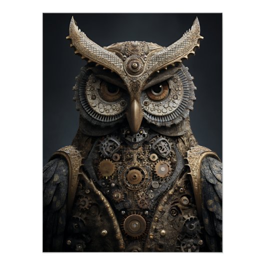 Steampunk Brass Sentinel Poster (Vorderseite)