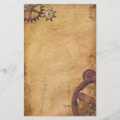 Steampunk Briefpapier (Vorderseite)