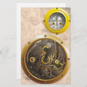 Steampunk Briefpapier (Vorne/Hinten)