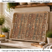 Steampunk-Bronze-Muster BN5 Decoupage Seidenpapier