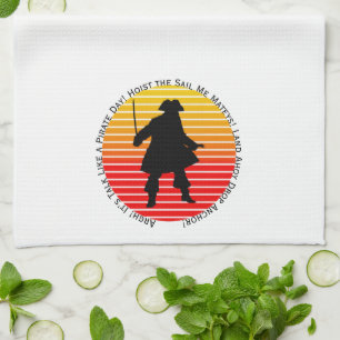 Steampunk Buccaneers sprechen wie ein Piratentag A Geschirrtuch