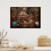 Steampunk - Büchse der Pandora Poster (Küche)