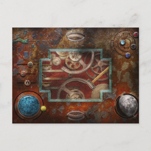 Steampunk - Büchse der Pandora Postkarte (Vorderseite)