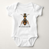 Steampunk Bug - I May Have Ants In My Pants... Baby Strampler (Vorderseite)