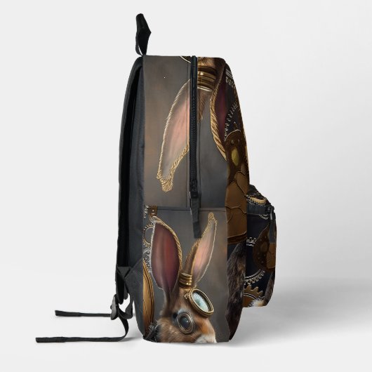 Steampunk Bunny Bedruckter Rucksack (Links)