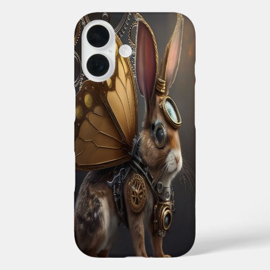 Steampunk Bunny Case-Mate iPhone Hülle (Rückseite)