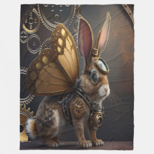 Steampunk Bunny Fleecedecke
