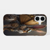 Steampunk Bunny iPhone 16 Hülle (Rückseite (Horizontal))