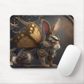 Steampunk Bunny Mousepad (Mit Mouse)