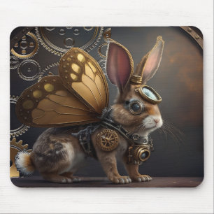 Steampunk Bunny Mousepad