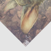 Steampunk Bunny Rabbit Seidenpapier (Detail)