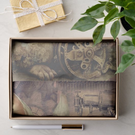 Steampunk Bunny Rabbit Seidenpapier (Geschenk)