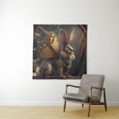 Steampunk Bunny Wandteppich (Beispiel)