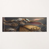Steampunk Bunny Yogamatte (Vorderseite (Horizontal))