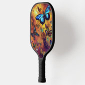 Steampunk Butterflies Pattern Pickleball Schläger (Links)