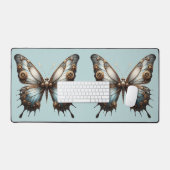 Steampunk Butterfly Desk Mat Schreibtischunterlage (Tastatur & Maus)