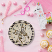 Steampunk Butterfly Pappteller (Party)