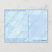 Steampunk Butterfly Postcard Postkarte (Rückseite)