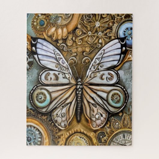 Steampunk Butterfly Puzzle (Vertikal)