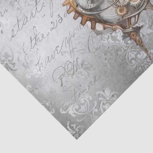 Steampunk Butterfly Seidenpapier (Detail)