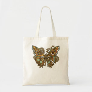 Steampunk Butterfly Vintage Gears Goth Men Women Tragetasche