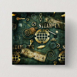 Steampunk Button