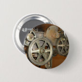 Steampunk Button (Vorne & Hinten)