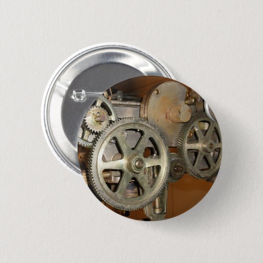 Steampunk Button (Vorne & Hinten)